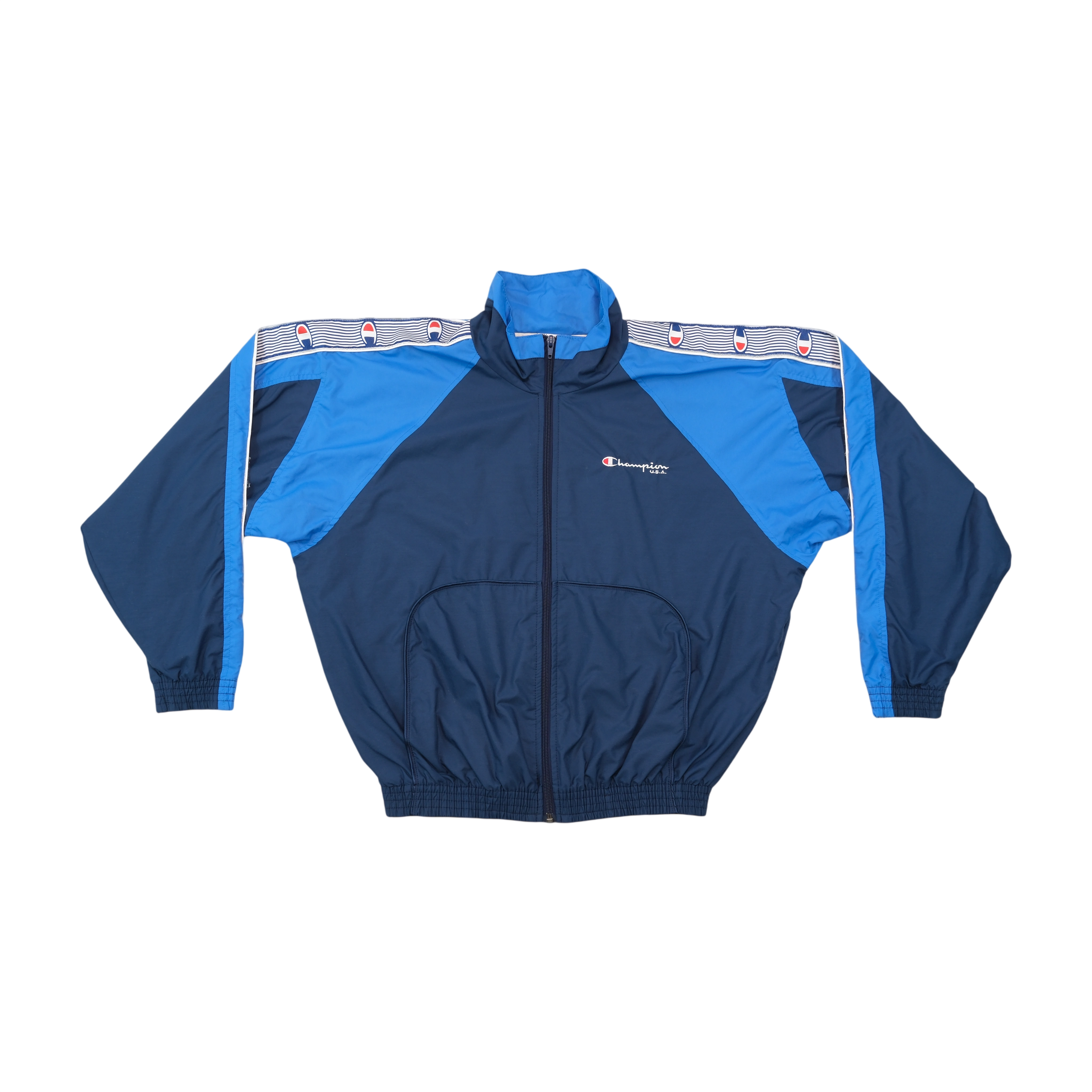 Champion Vintage Logo Tape Full Zip Track Jacket