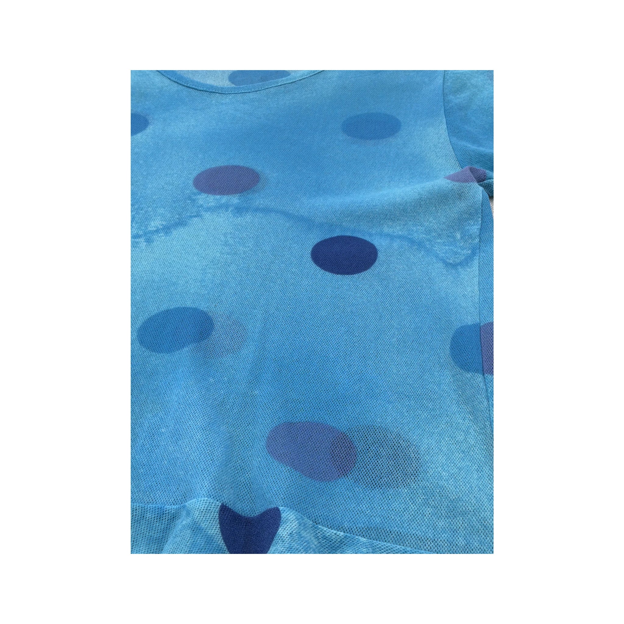 Blue Seven Sheer Polka Dot Mesh T-shirt (Repriced)