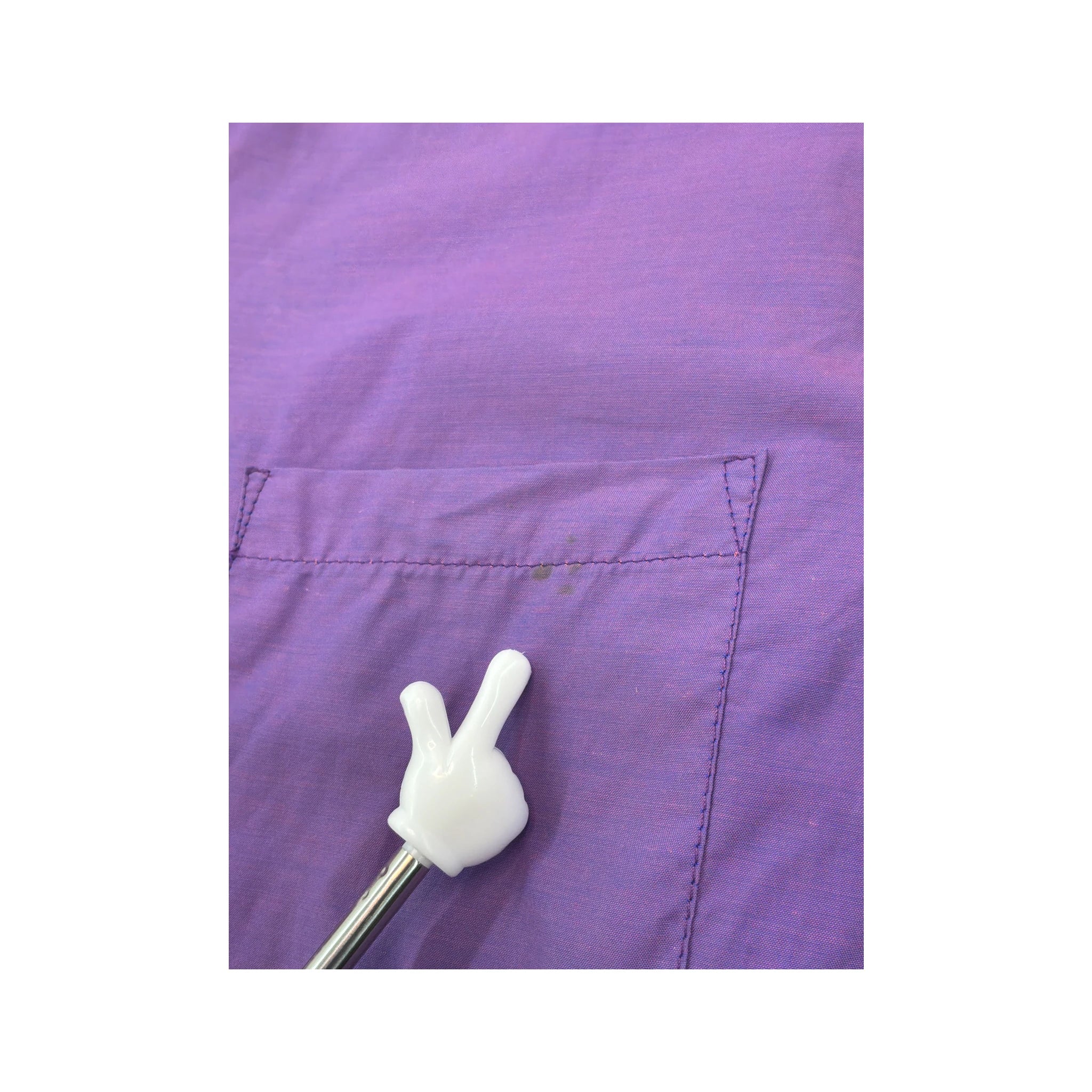GAS Purple Short Sleeve Button Up Shirt