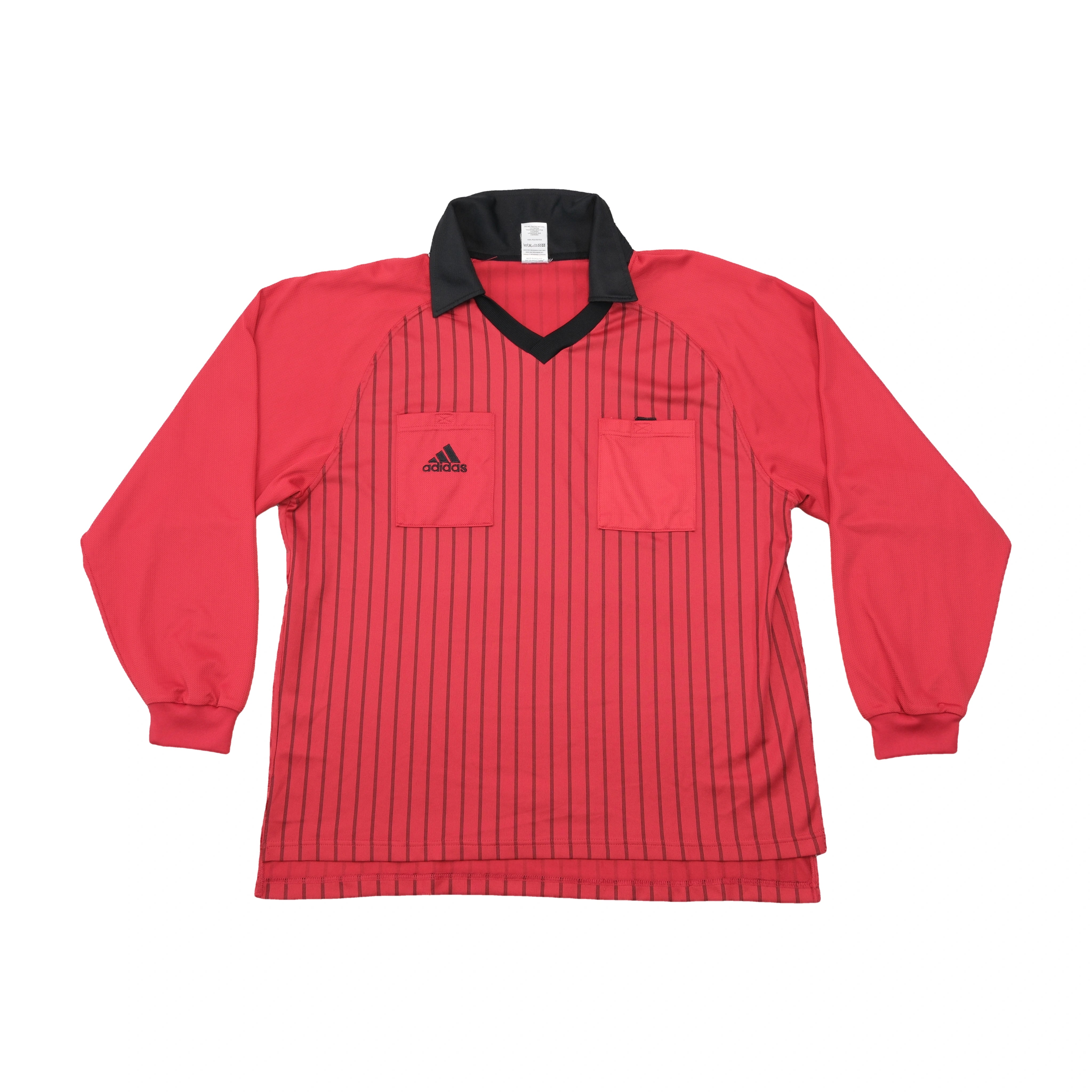 Adidas Striped Long Sleeve Referee Shirt