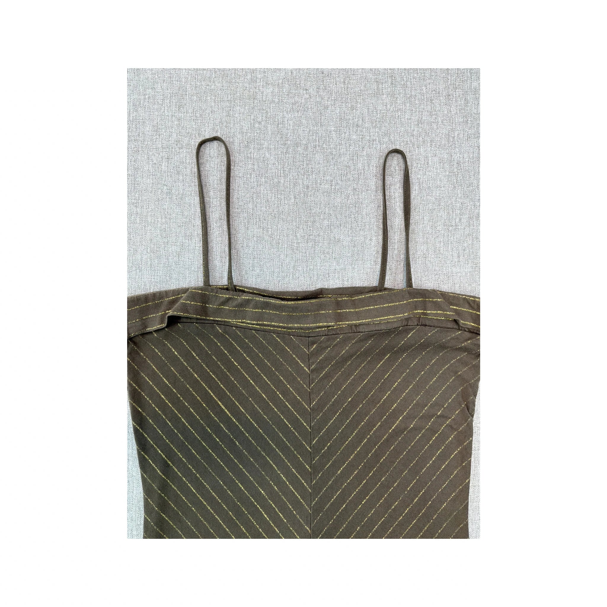 Colours Of The World Metallic Stripe Slip Dress