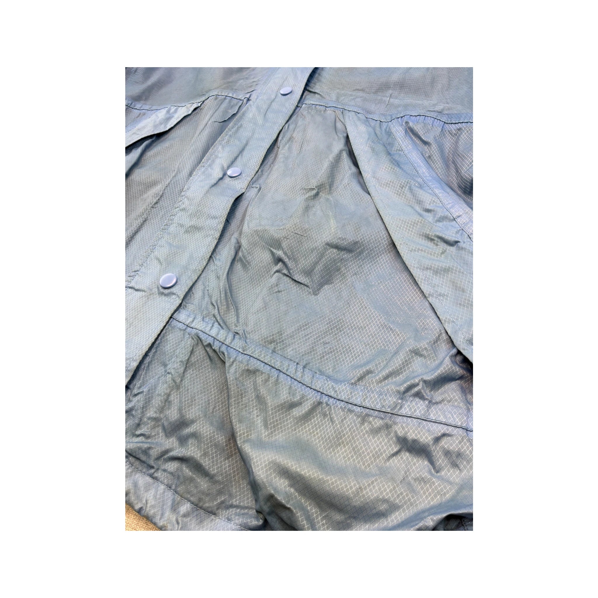 Outdoor Time Vintage Light Blue Ripstop Outdoor Jacket
