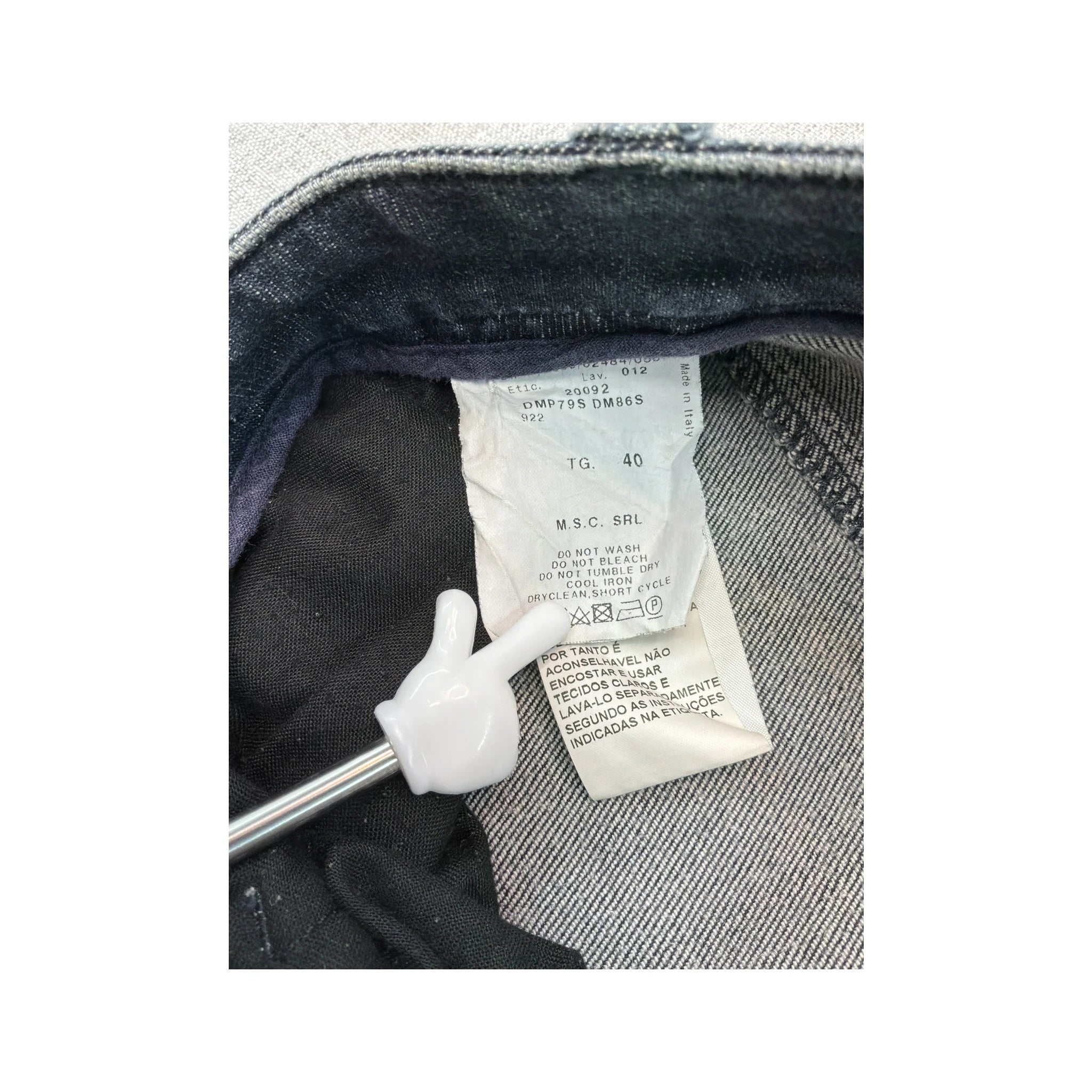 Armani Collezioni Dark Wash Straight Leg Jeans