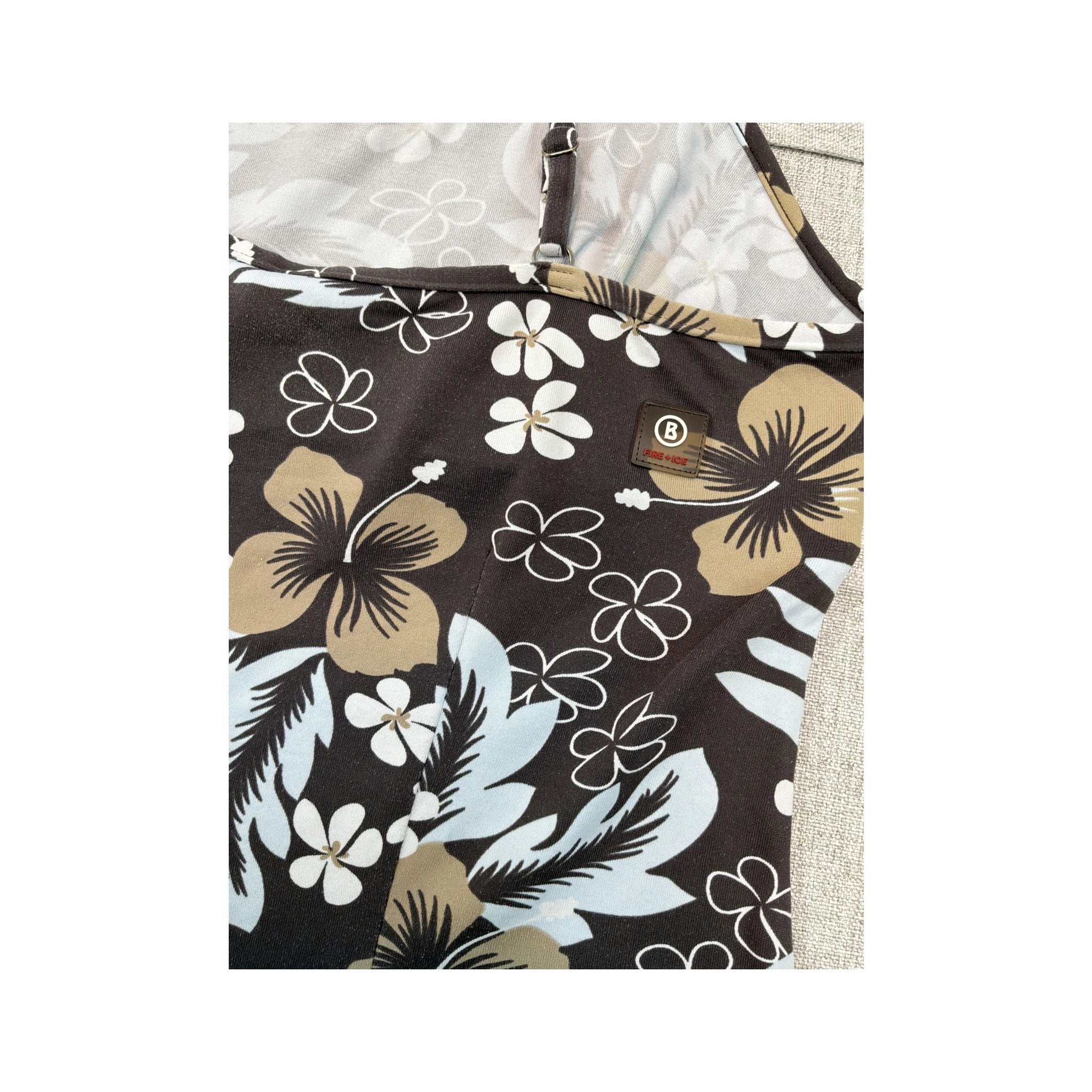 Bogner Fire + Ice Tropical Floral Adjustable Strap Tank Top