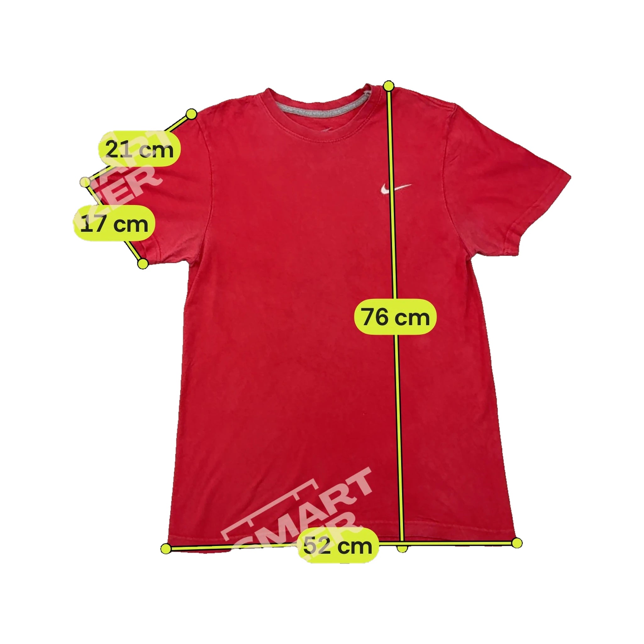 Camisa de gola Redonda Nike com Swoosh Minimalista
