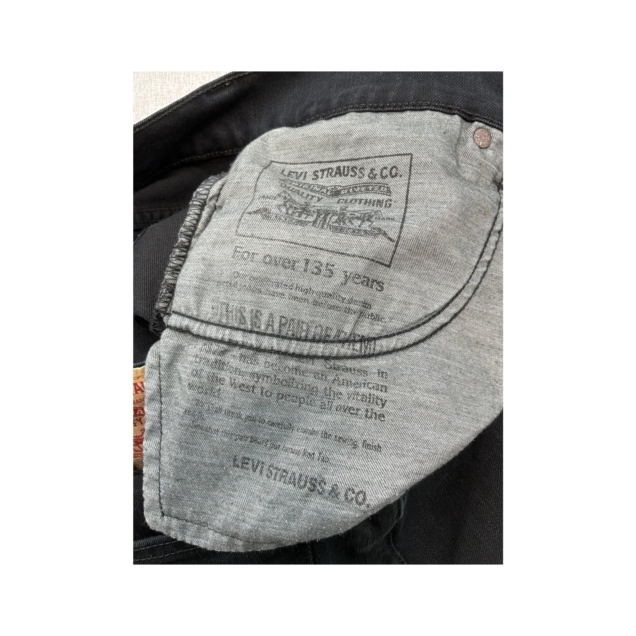 Calças de ganga Levi’s 511 slim em ganga preta