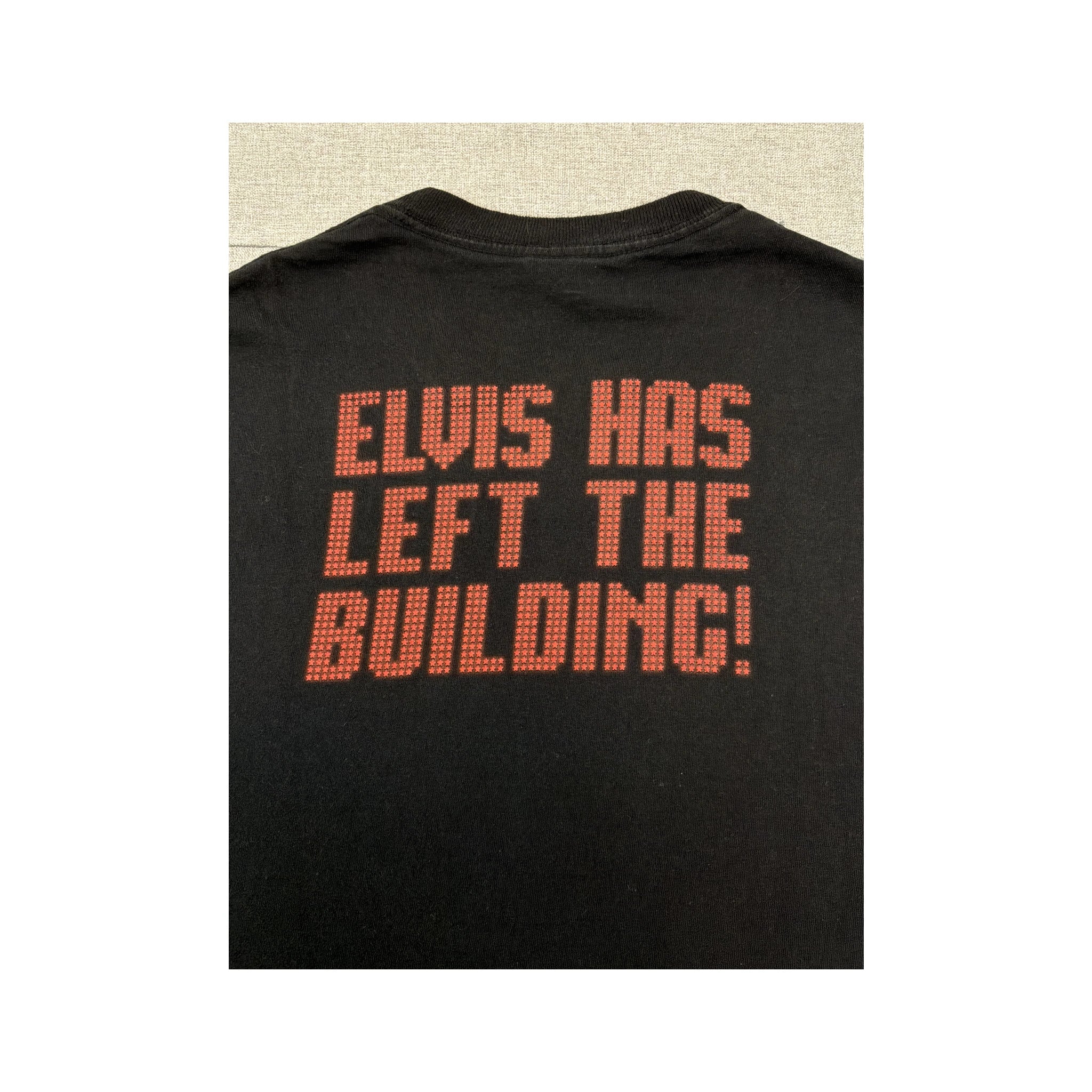 T-shirt Delta Magnum Weight Elvis Viva Las Vegas com estampado gráfico