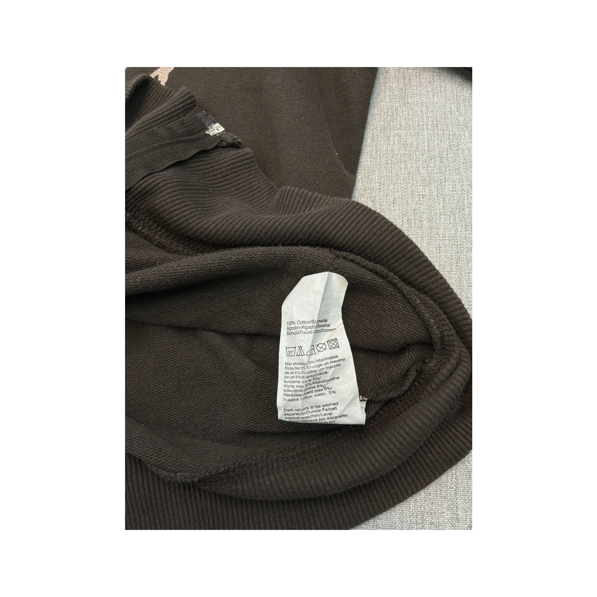 Vero Moda Y2K Graphic Zip Up Cotton Hoodie