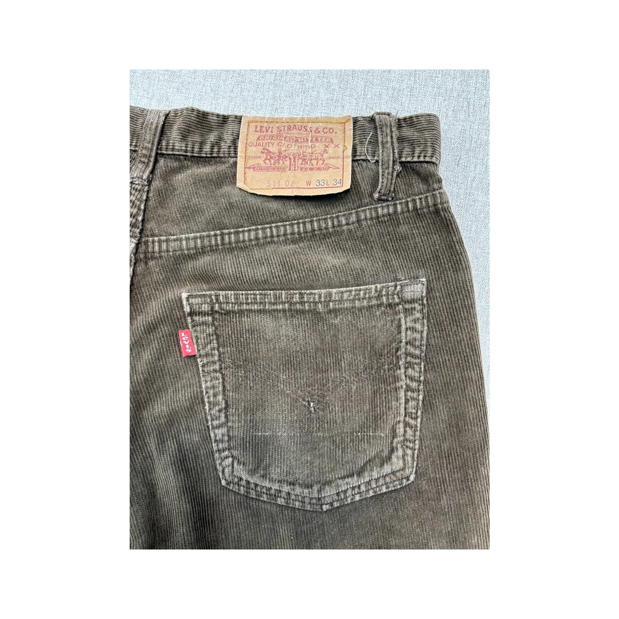 Levi's Corduroy Straight Leg Jeans