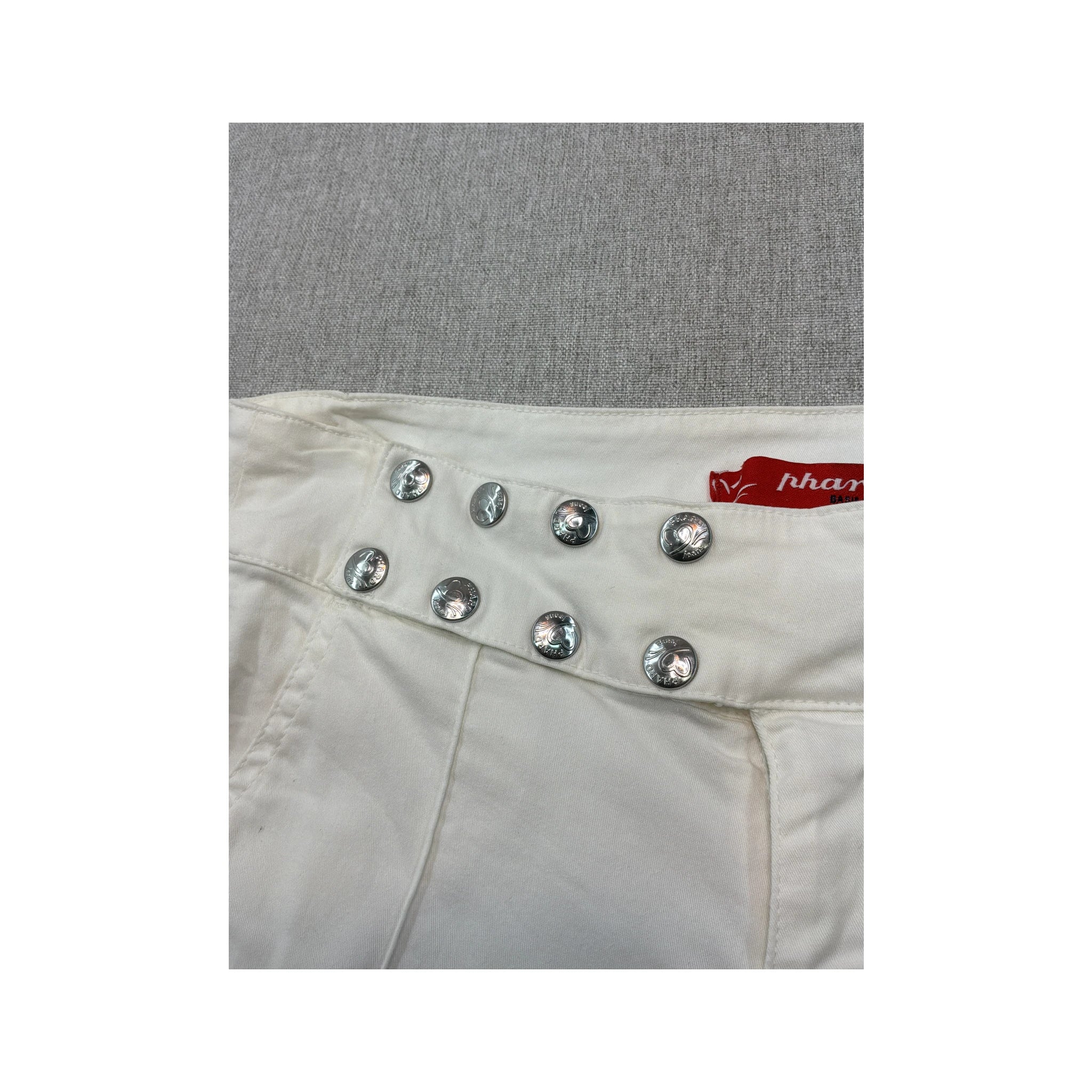 White Flared Sailor Pants