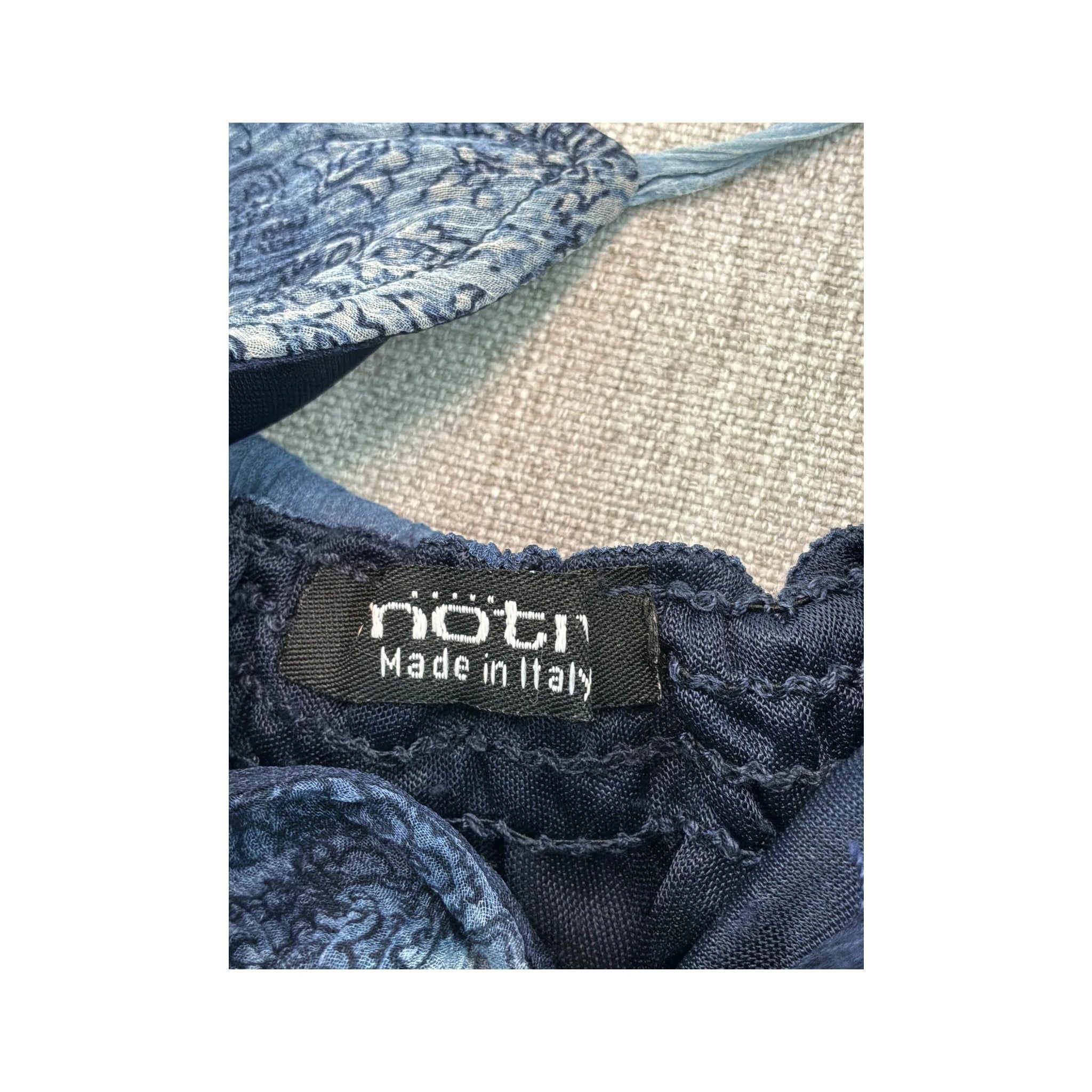 Vestido Lingerie Motivi 100% Seda estampado