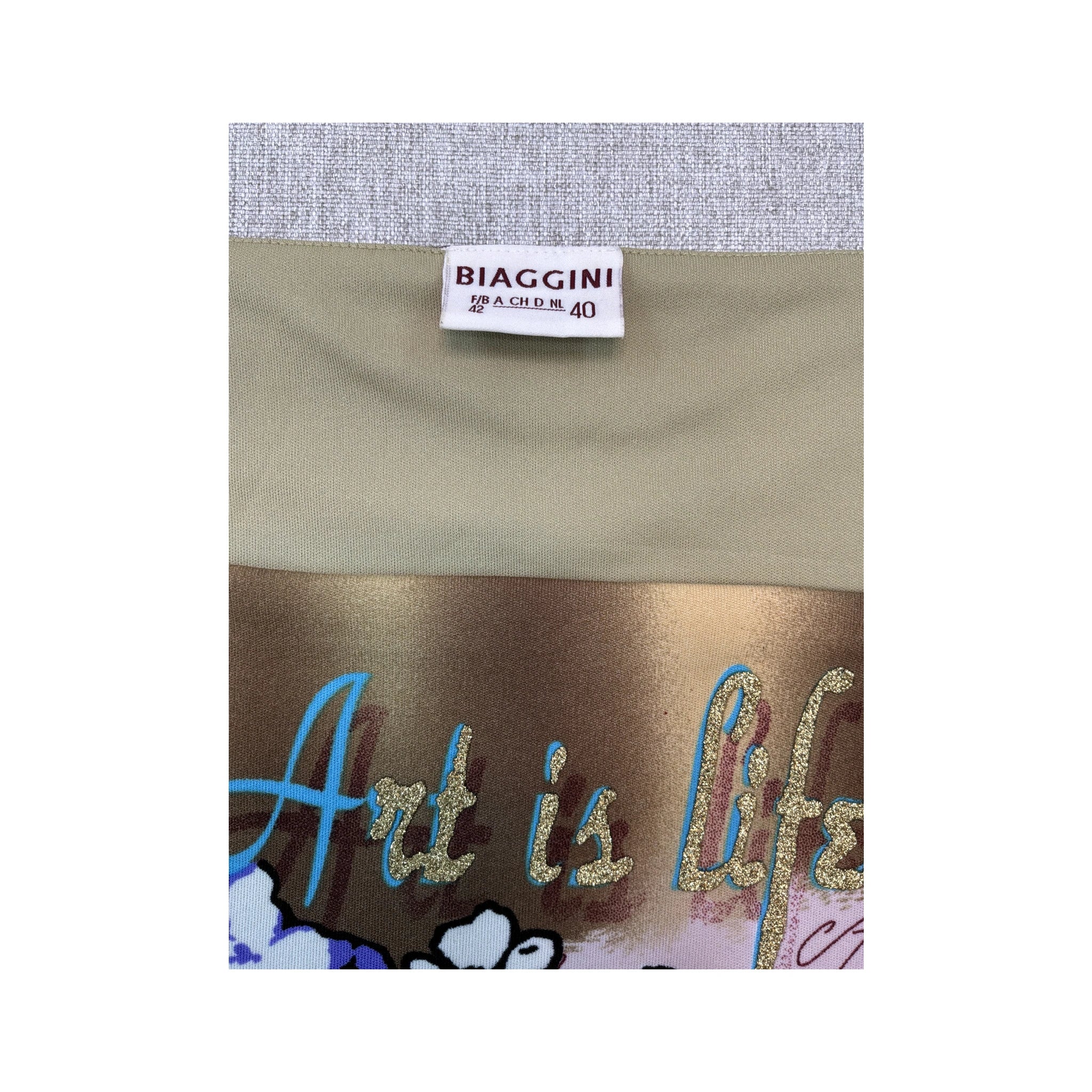 Top de alças Biaggini com decote Quadrado e estampado floral