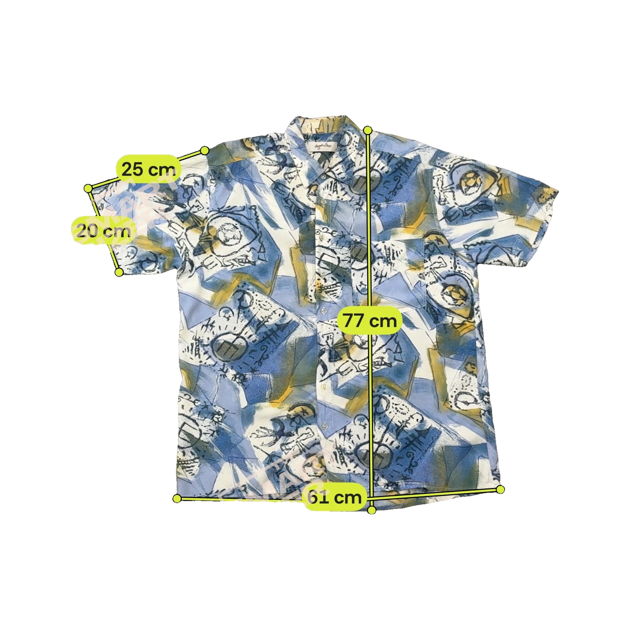 Angelo Litrico Abstract Print Short Sleeve Shirt