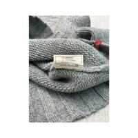 Miss Sixty Gray V-Neck Lambswool Sweater