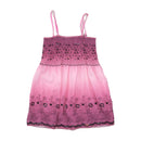 Pink Sequin Embroidered Floral Tank Top