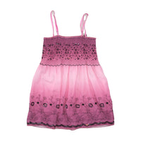 Pink Sequin Embroidered Floral Tank Top