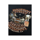 T-shirt Harley-Davidson Bourbon Street em algodão com estampado de Caveira