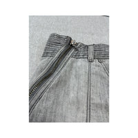 GUESS Quilted Zip Detail Denim Mini Skirt