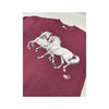 Sweatshirt Screen Stars vintage em Mistura de algodão com Cavalos a Correr