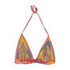 Rainbow Crochet Halter Triangle Top