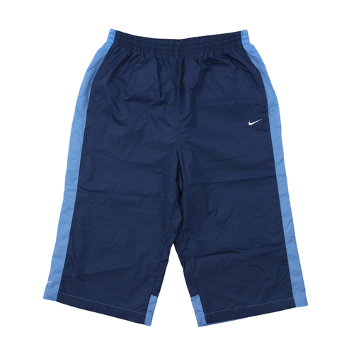 Nike Navy Colorblock Nylon Athletic Shorts