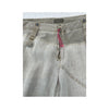 Vintage Blue Cult Wide Leg Patchwork Linen Blend Pants