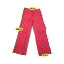 Calvin Klein Jeans Pink Zip Pocket Cotton Cargo Pants (New with Tag)