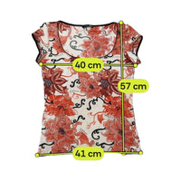 Just Cavalli Floral Print Scoop Neck T-shirt