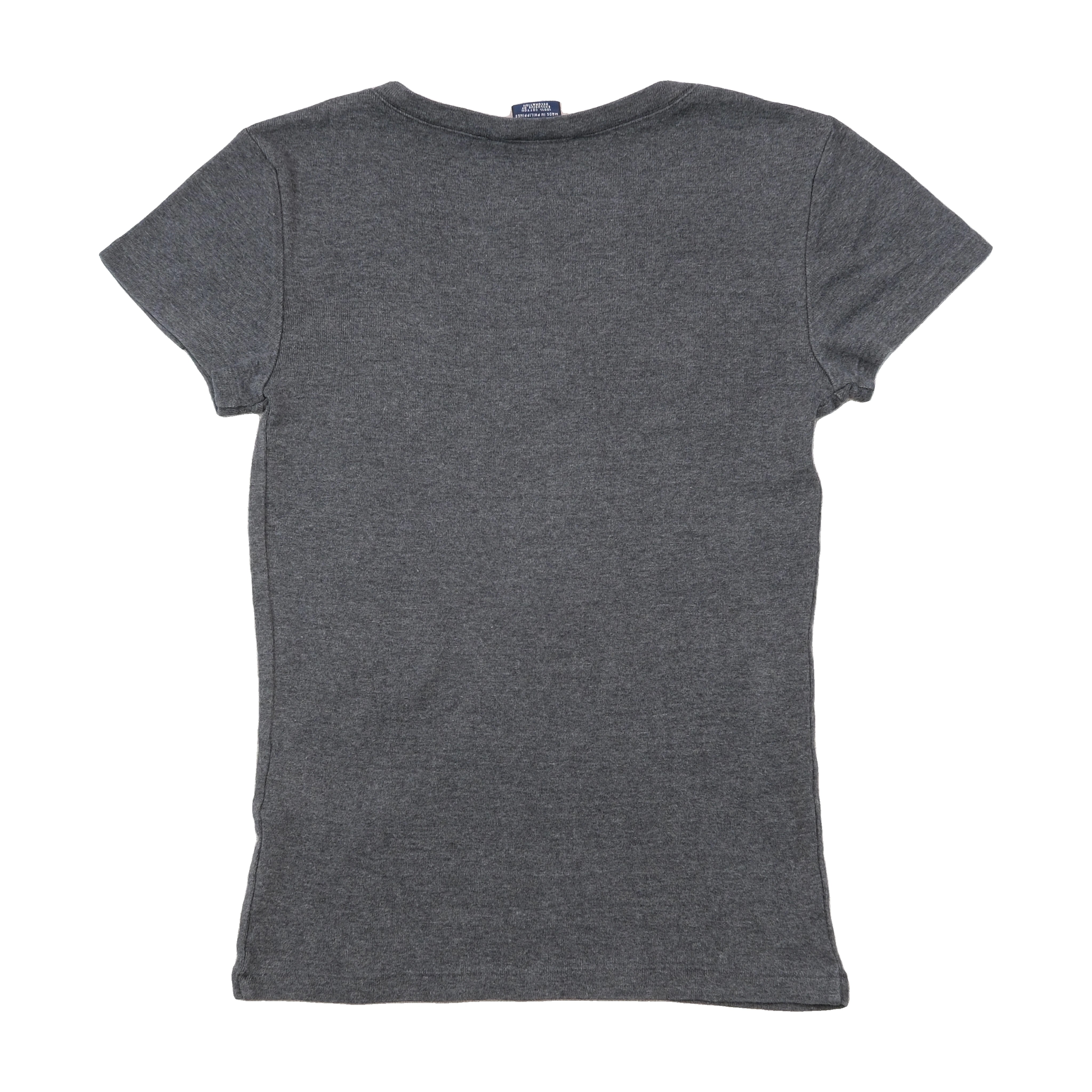 Ralph Lauren Sport Gray V-Neck Cotton T-Shirt