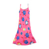 Vintage Pink Floral Spaghetti Strap Slip Dress