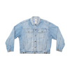 Outsider Italia Vintage Light Wash Cotton Denim Trucker Jacket