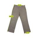 Sergio Tacchini Vintage Gray Pinstripe Cotton Blend Chinos (lavagem>???)
