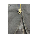 Armani Jeans Dark Wash Denim Zip Jacket with Logo Patches