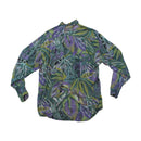 Dornbusch Tropical Leaf Print Button-Up Shirt