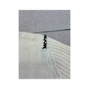 Z&D Fashion Contrast Stitch Full Zip Wool Sweater