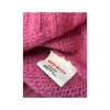 Miss Sixty Fuzzy Pink Mohair Turtleneck Sleeveless Sweater