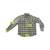 Camisa Sea Barrier Basic em algodão verde em xadrez