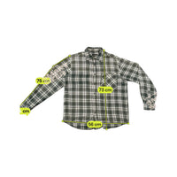 Camisa Sea Barrier Basic em algodão verde em xadrez