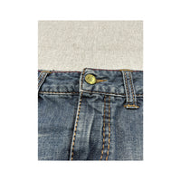 Lonsdale Distressed Denim Mini Skirt