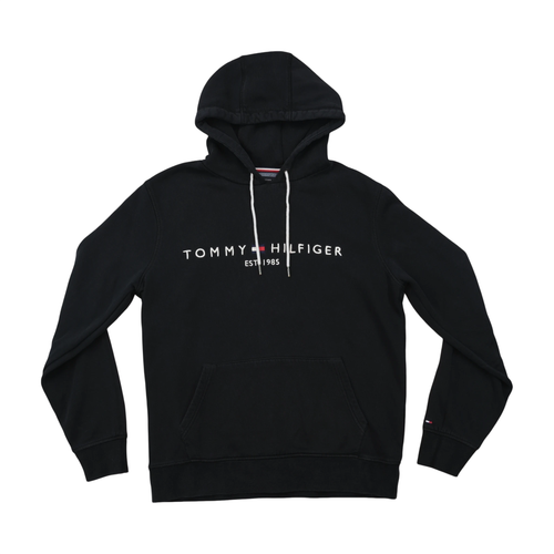 Tommy Hilfiger Logo Embroidered Pullover Hoodie Sweater