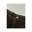 Marlboro Classics Brown Cotton Corduroy Straight Leg Pants