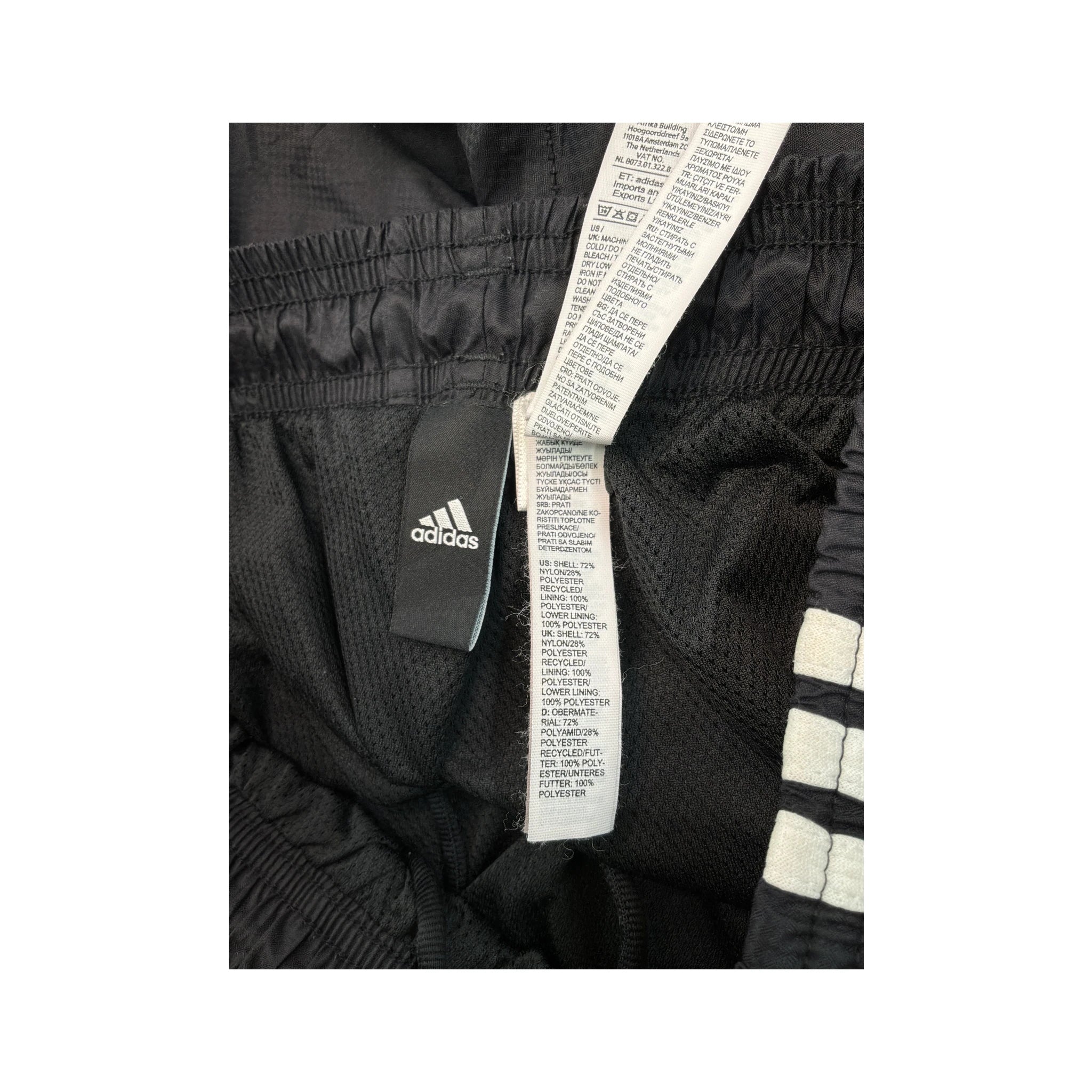 Adidas 3-Stripes Embroidered Logo Ankle Zip Woven Track Pants (SMARTSIZER ERRADO)