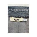 Moschino Jeans Frayed Trim Denim Button Up Shirt