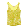 MAX&Co. Lime Green/Yellow Sequin Tank Top