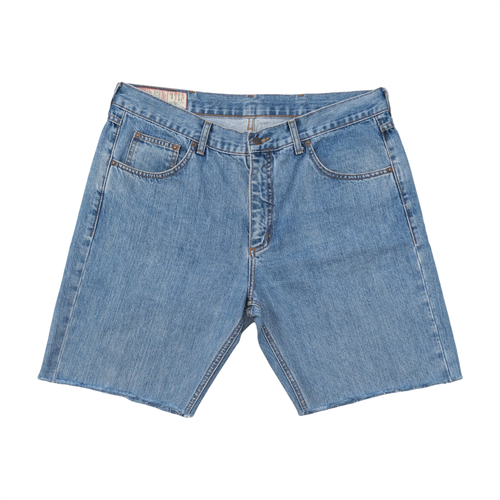 Rifle Mid-Wash Denim Cutoff Shorts (Smartsizer Edit)