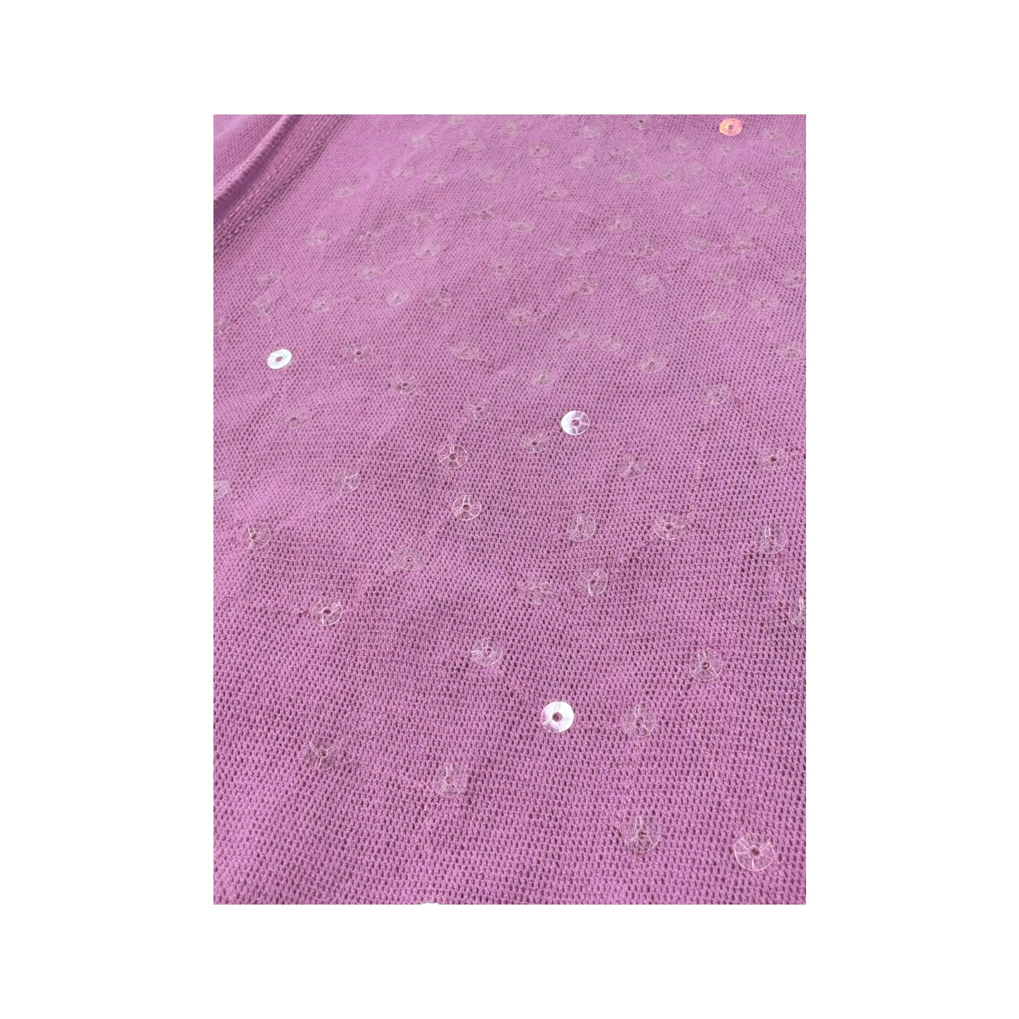 Ferrone Sequin Tie Front Cardigan (Repriced)