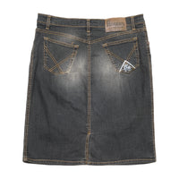 Roy Rogers Dark Wash Denim Pencil Skirt
