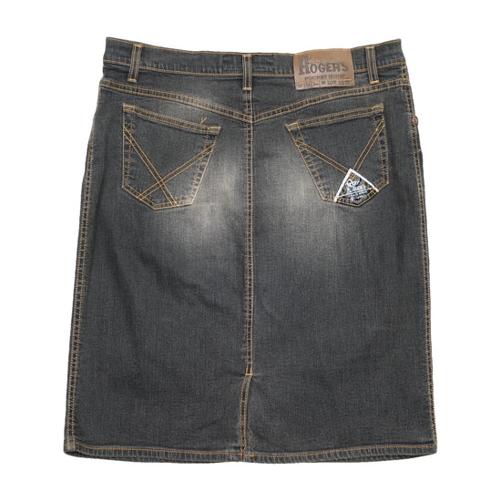Roy Rogers Dark Wash Denim Pencil Skirt