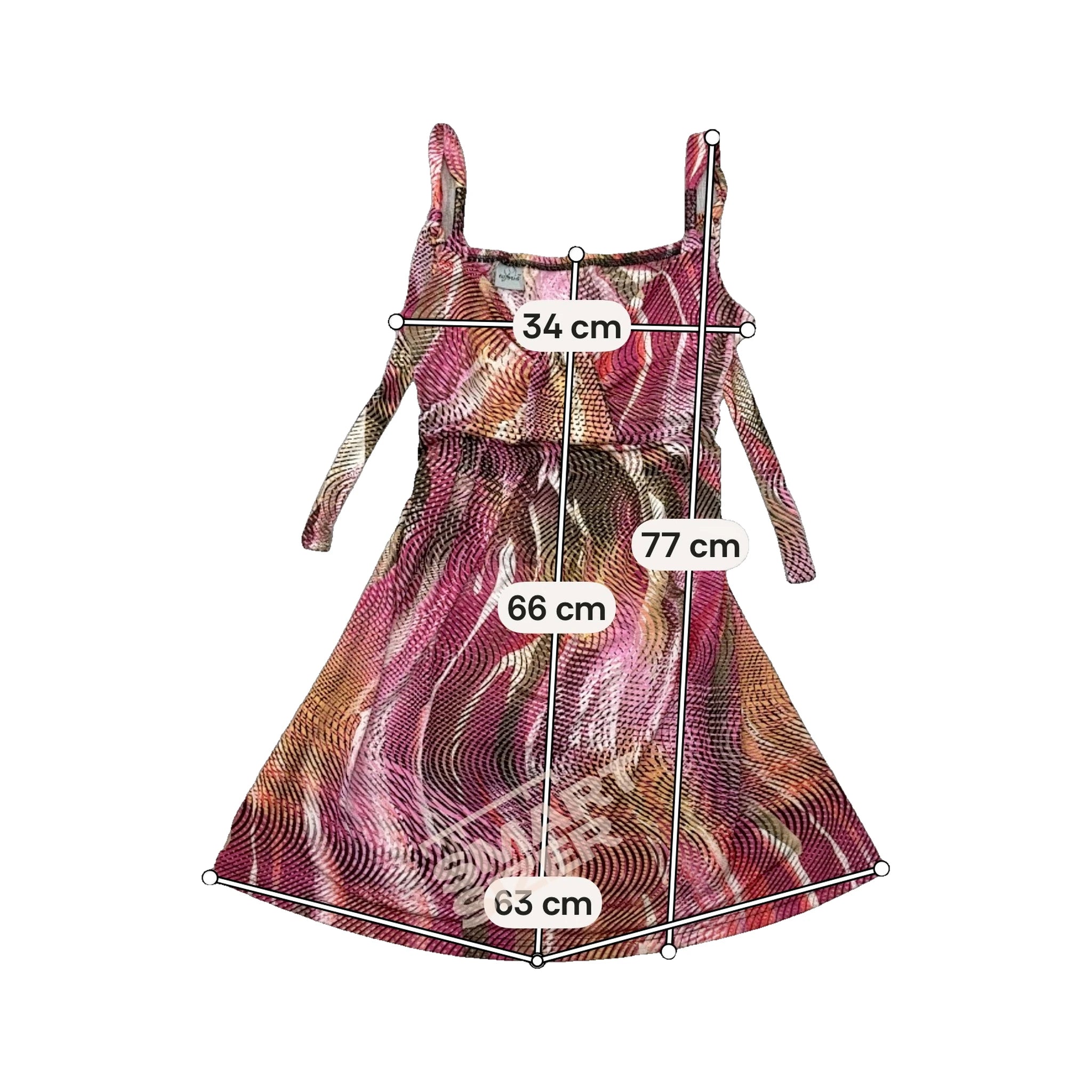 Pink Abstract Dress