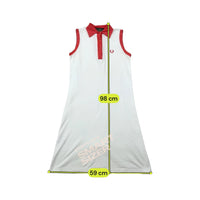 Fred Perry Contrast Trim Cotton Piqué Sleeveless Polo Dress